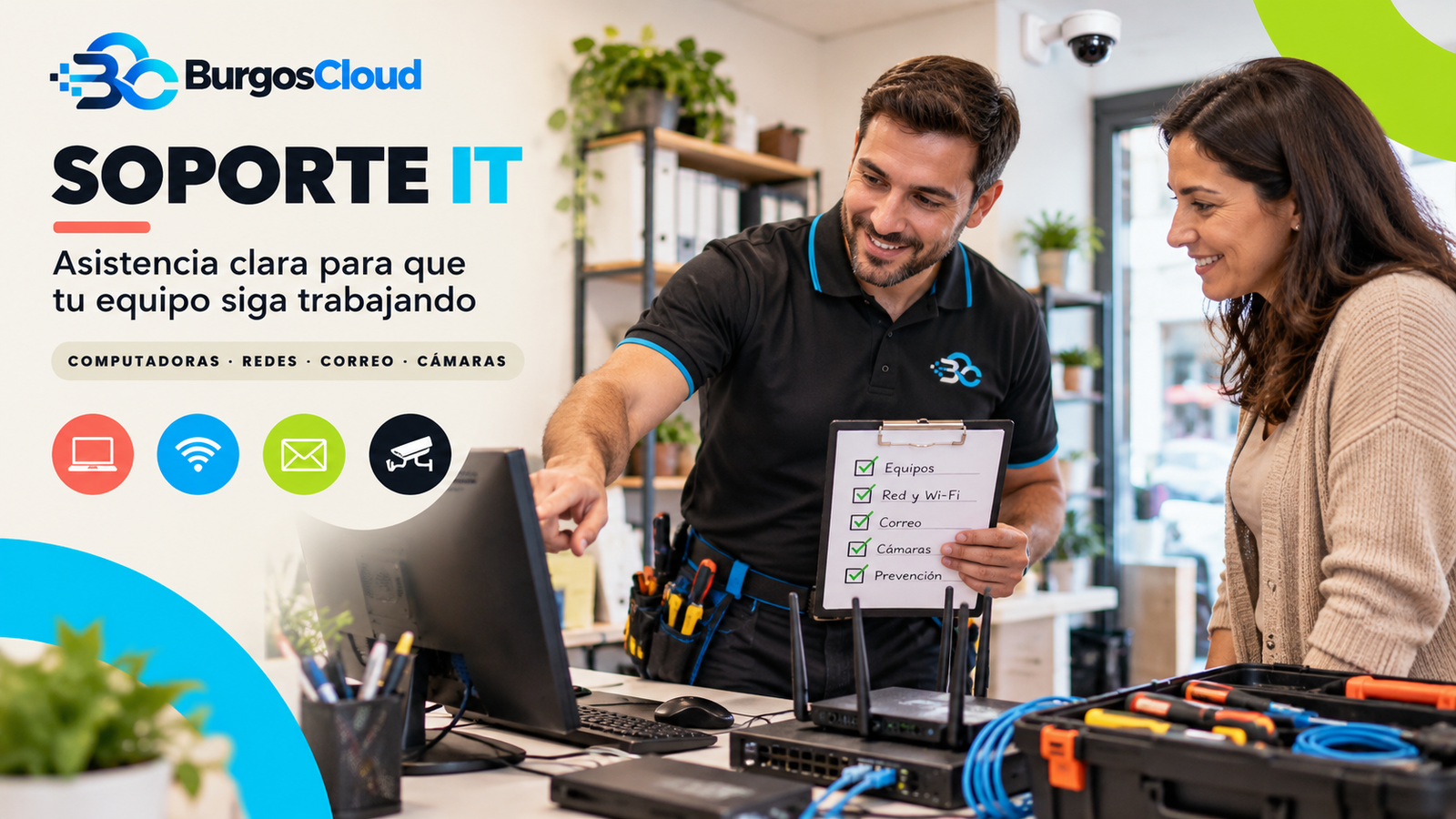 Soporte IT — servicio de Burgos Cloud